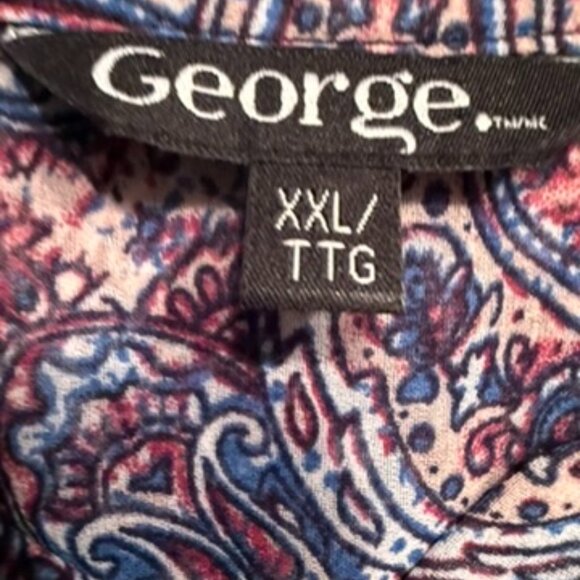 Chiffon Floral Shirt UNLINED - Picture 3 of 3